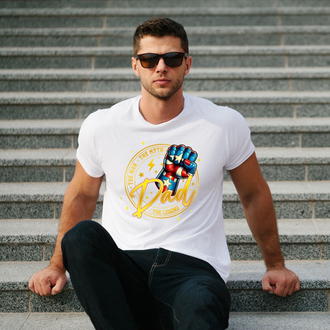 Super Hero Dad- The Man, The Myth, The Legend