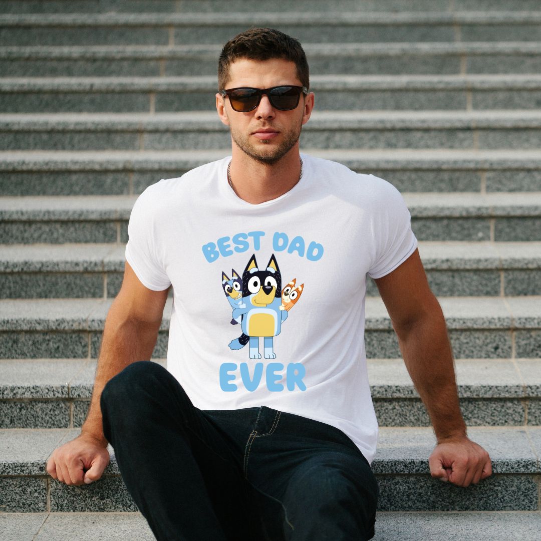 Bluey Best Dad Ever Tshirt