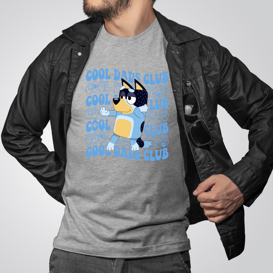 Bandit Cool Dad's Club T-Shirt/ Bluey