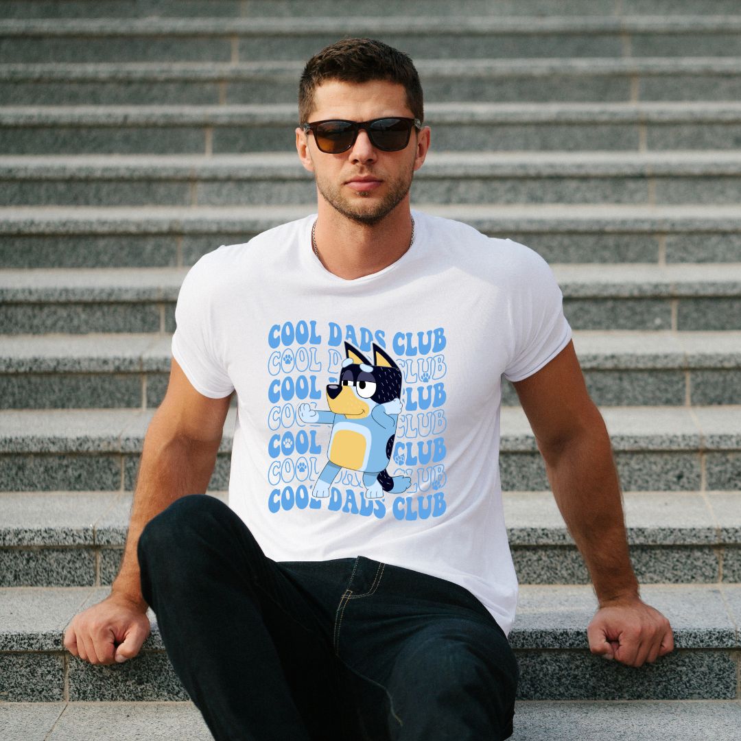 Bandit Cool Dad's Club T-Shirt/ Bluey