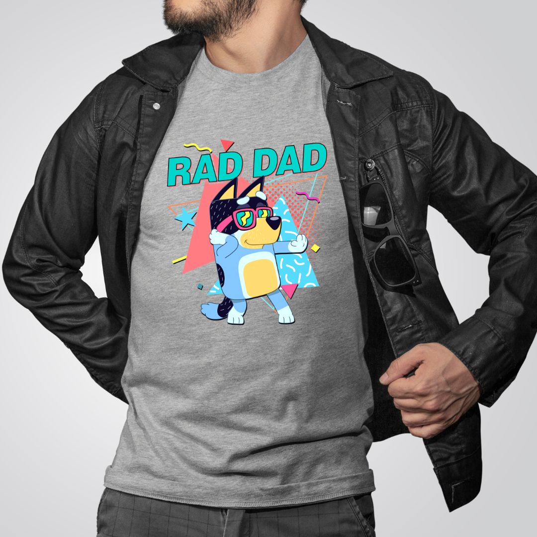 Bandit Rad Dad T-Shirt/ Bluey