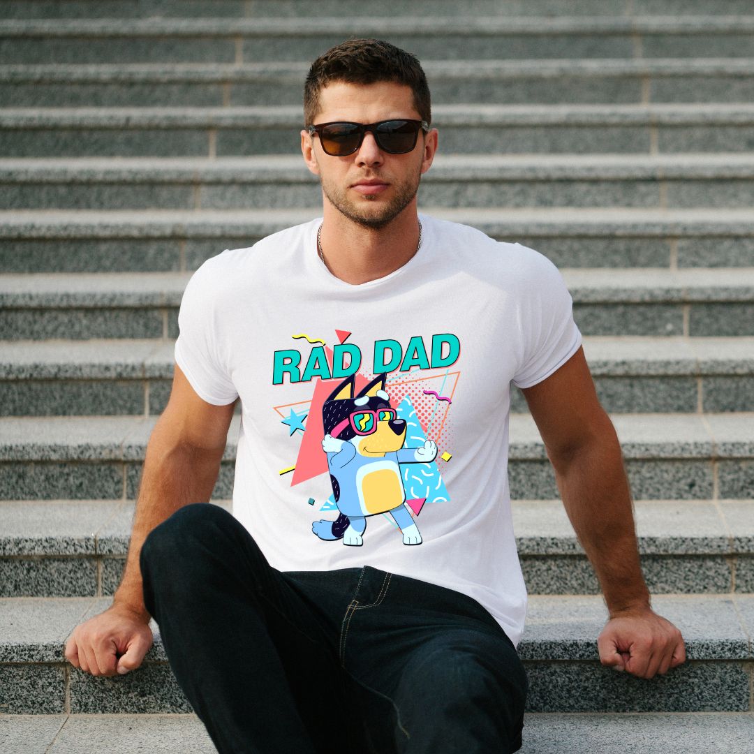 Bandit Rad Dad T-Shirt/ Bluey