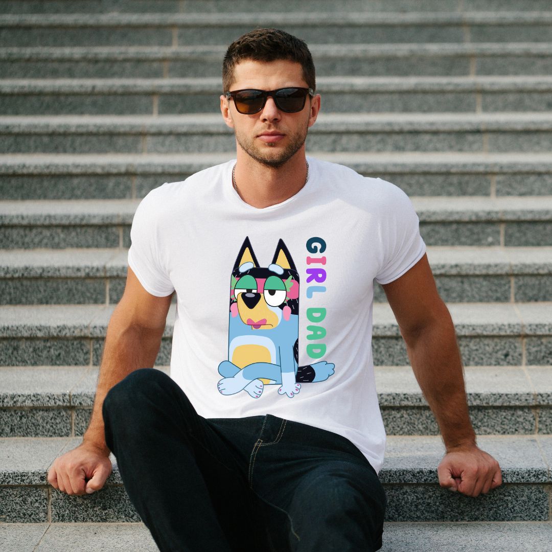 Girl Dad Bluey T-Shirt