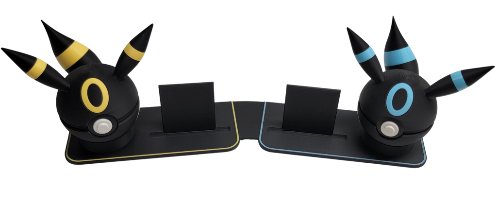 Double Pokeball Stand with Card Displays