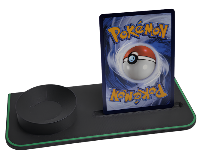 Pokeball Stand with Card Holder