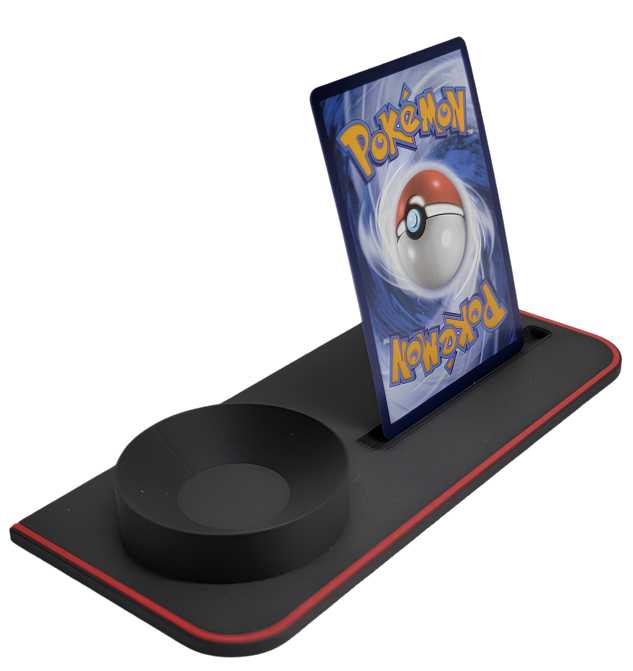 Pokeball Stand with Card Holder