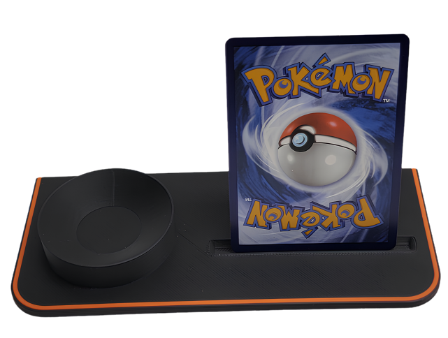 Pokeball Stand with Card Holder