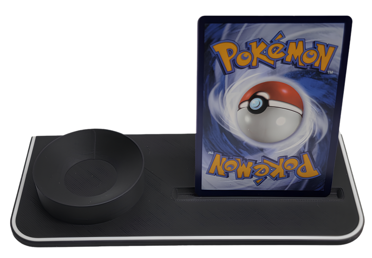 Pokeball Stand with Card Holder