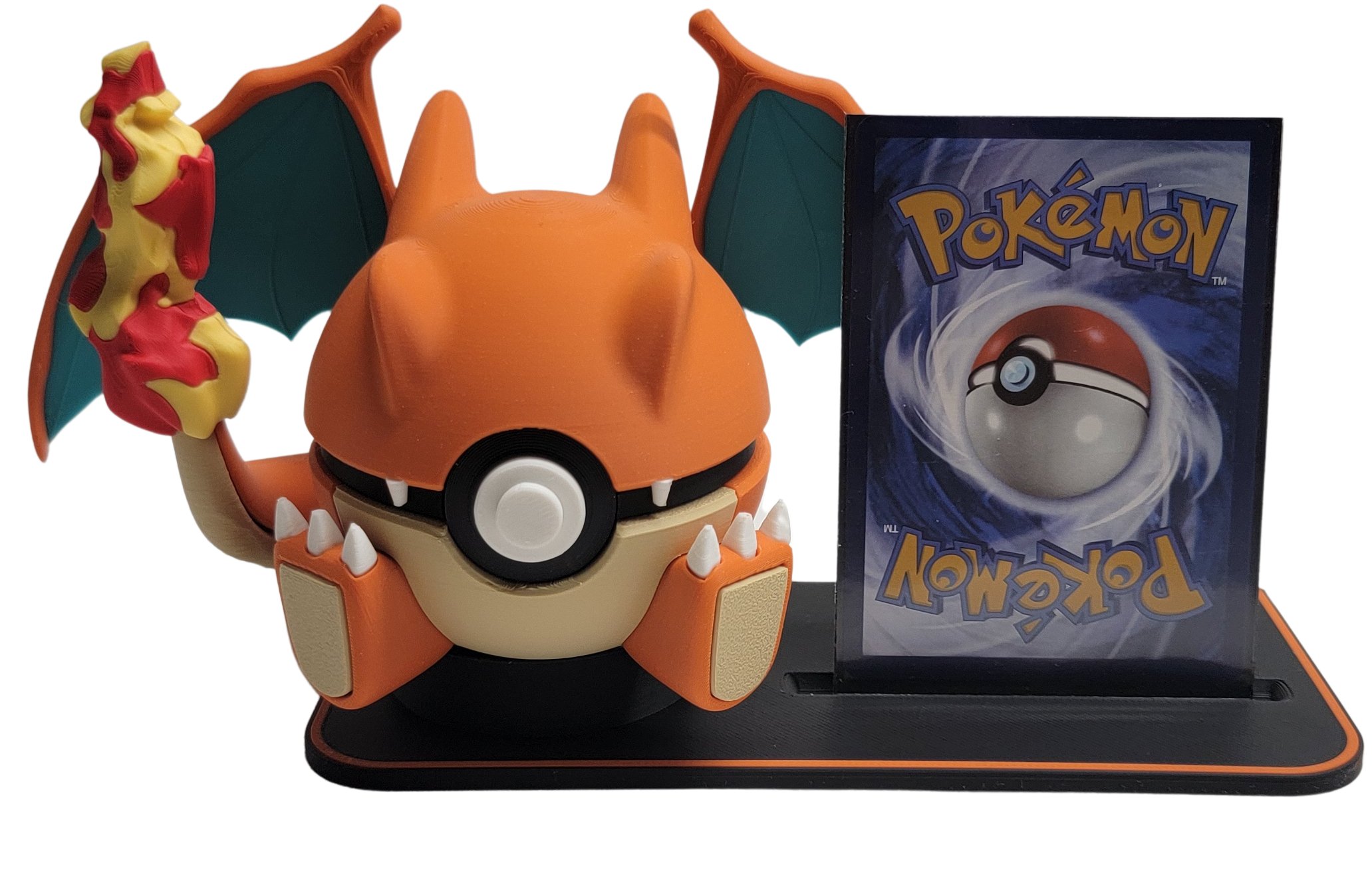 Pokeball Stand with Card Holder