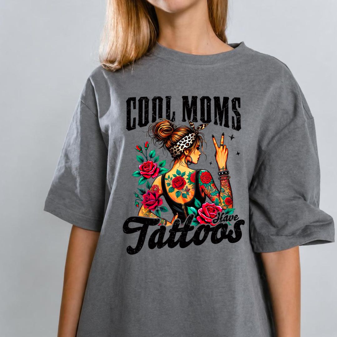 Cool Moms With Tats Tshirt