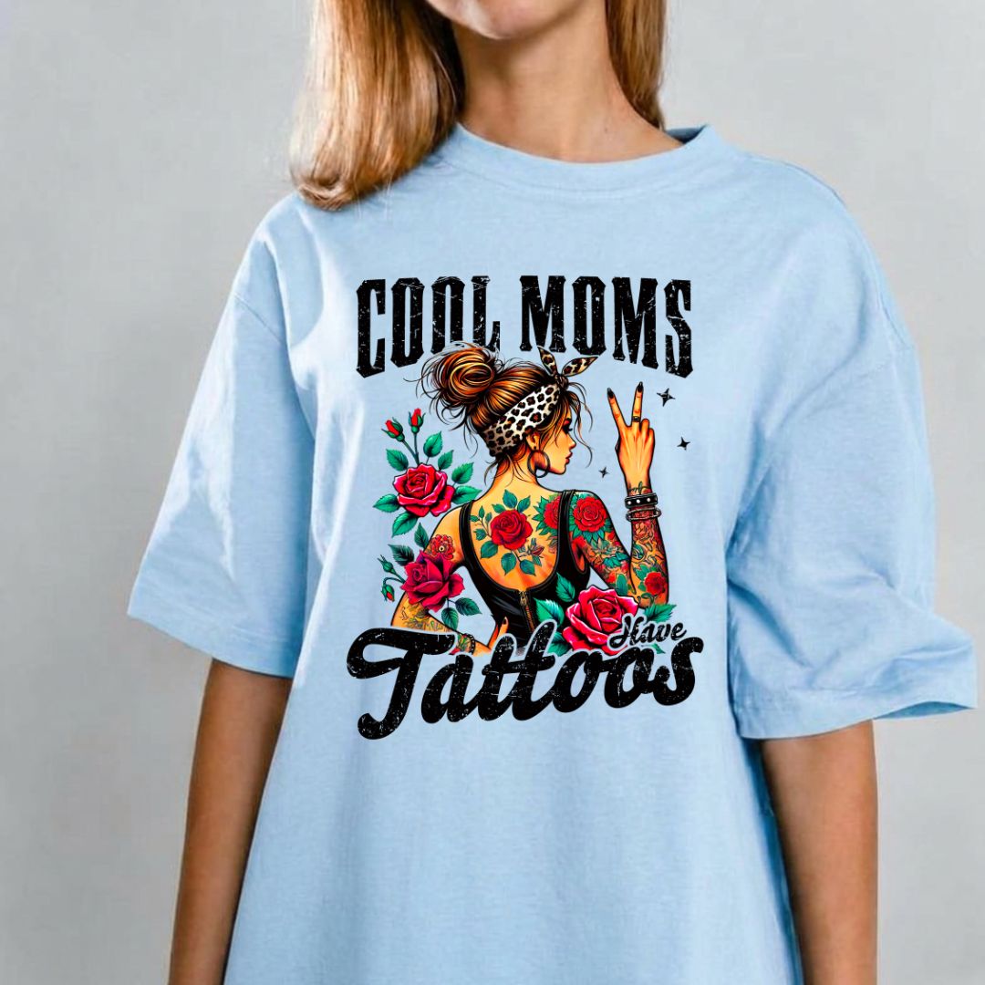 Cool Moms With Tats Tshirt